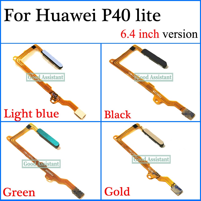 6.4 pollici per Hua wei P40 lite P40lite JNY-L21A JNY-L21 JNY-L22 scanner di Impronte Digitali Sensore di Tocco Cavo Della Flessione del Tasto Della Casa di Ritorno