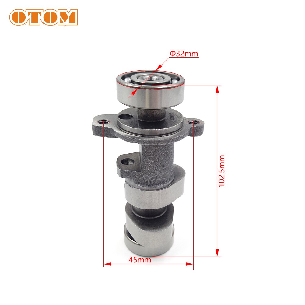 Otom  nc250 dele knastaksel motorcykel knastaksel til zongshen motor nc  rx3 zs177mm motor kayo  k6 t6 motoland bse asiawing xmoto