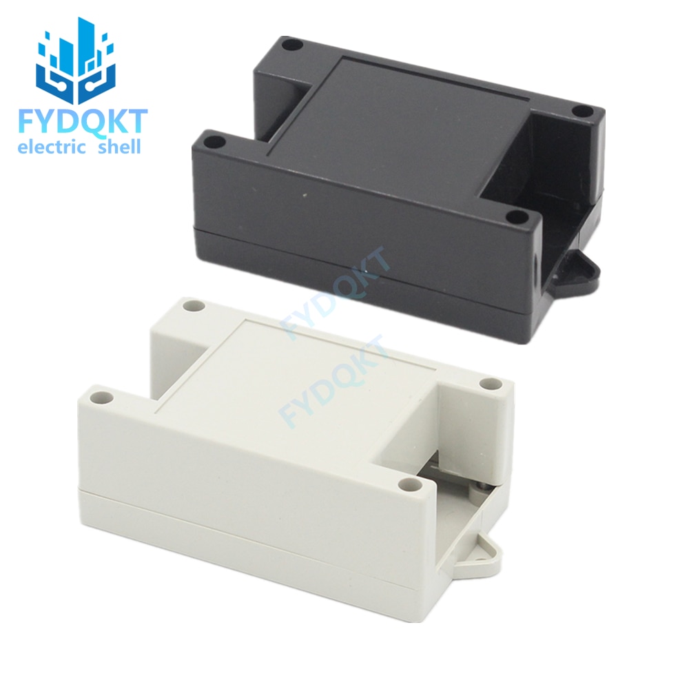1pcs 82x50x32mm Plastic PLC industrial control box Power supply housing Rail type housing Instrument junction box Over-line box
