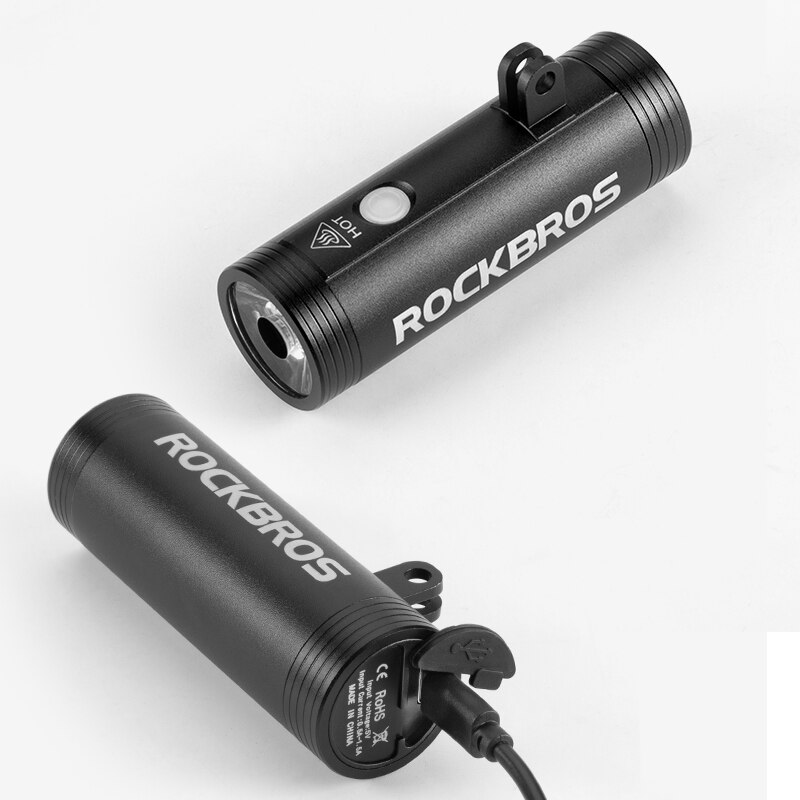 ROCKBROS-luz delantera de bicicleta, Faro de elevación, soporte multifuncional, luz de 400/800 lúmenes, carga USB