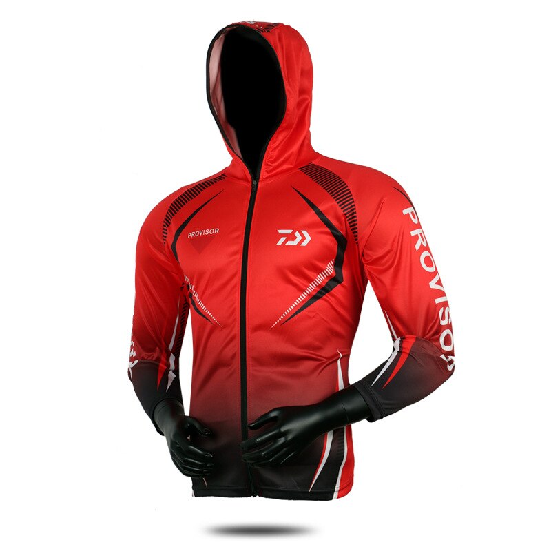 DAIWA Hoodies Fishing Clothing Long Sleeve Outdoor Breathable Fishing Shirts Anti UV Quick Dry Cycling Hiking Clothes Camisas
