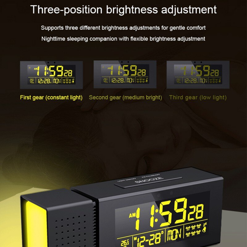 ♕s.Digital & Analog-Digital Clocks Function Color Alarm Digital Alarm Clock