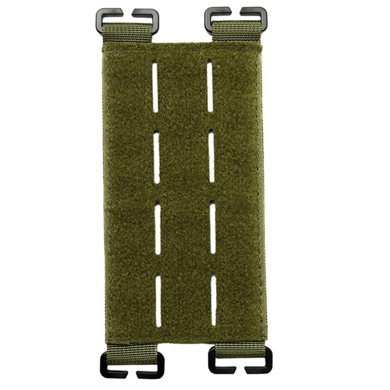 Parches Molles G92F, parches tácticos gancho y bucle, pantalla Panel, accesorio MollesStrip para mochila, Molles: Verde militar