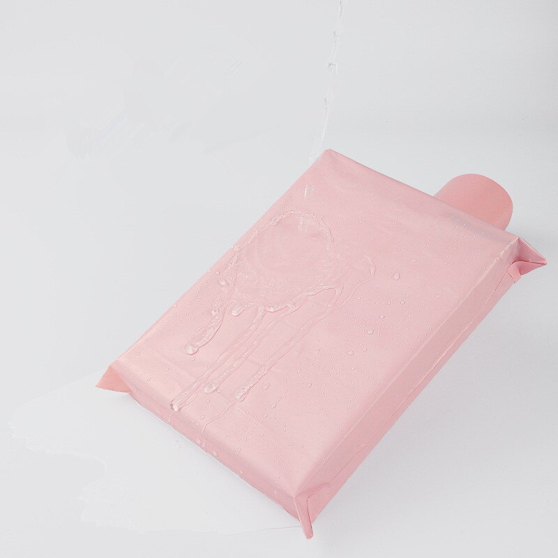 10Pcs Plastic Courier Bag Light Pink Mailing Bags Self Seal Adhesive Poly Mailers Logistics Express Packaging Envelopes