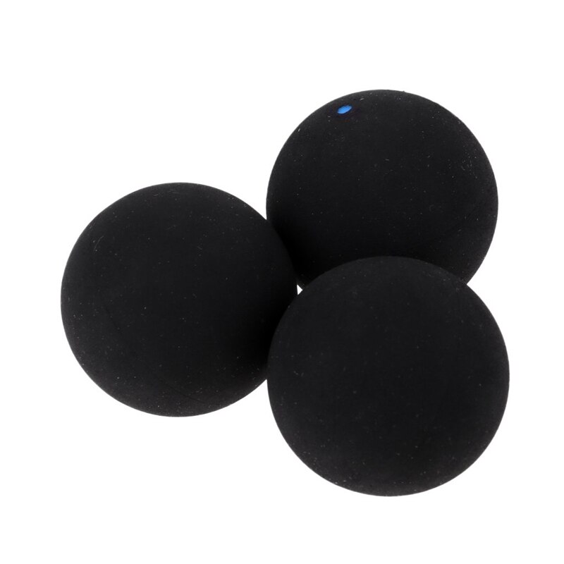 Squash Ball Blue Dot Fast Speed Sports Rubber Balls Player Competition Squash(3 Pcs)