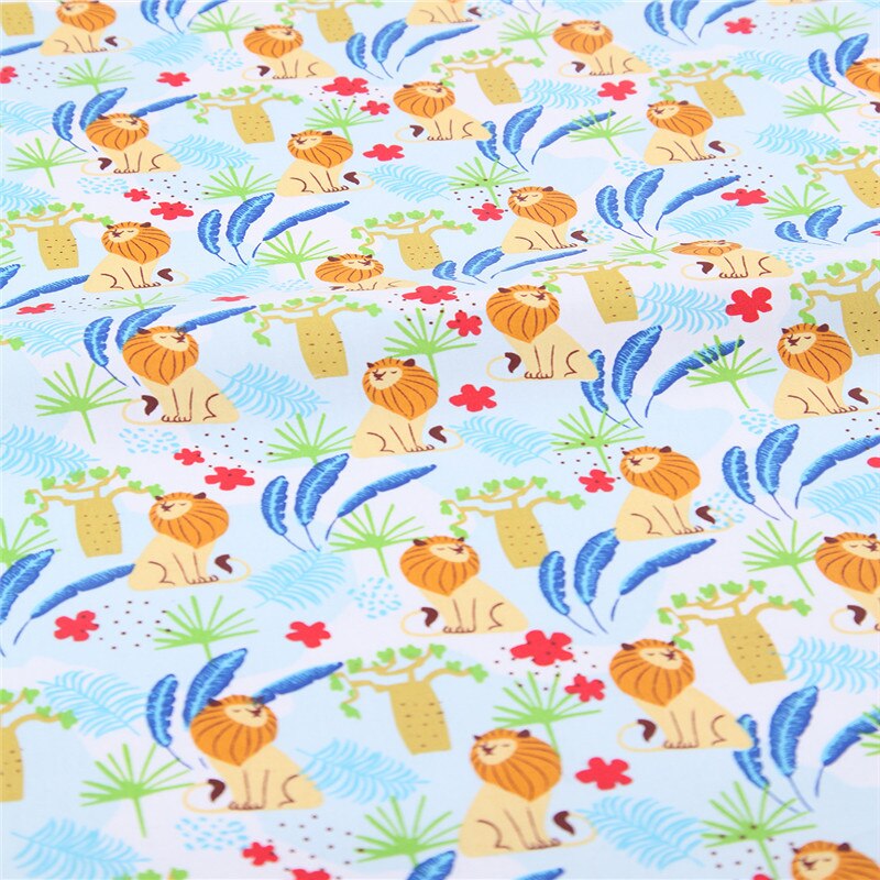 7Pcs 25*25cm Floral Print Cloth Material Sewing Patchwork Cotton Fabric Multi Purpose DIY Handmade Mixed Style Apparel Fabric