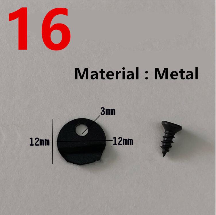50pc sorte klar metal plastik fotoramme spejl bagplade drejeknap roterende låseknapper til fastgørelse af brad billedramme tilbehør
