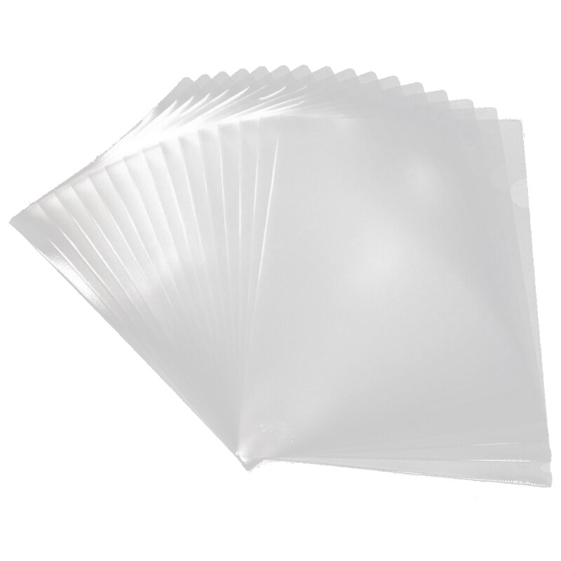 20 Pcs Clear Presentation Files Paper Cover Transparent Binding Report A4 Folder for Business Documents School Projects