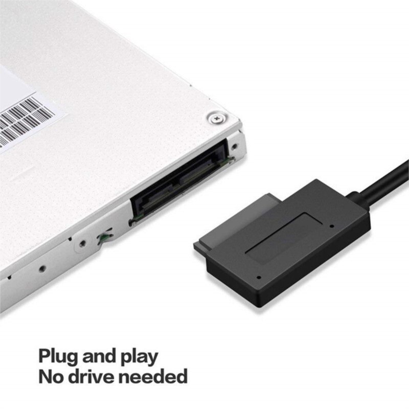 Unità di CD-ROM Notebook SATA a cavo USB 6P 7P SATA a USB 2.0 Easy Drive linea scatola di trasferimento unità casi componenti del Computer