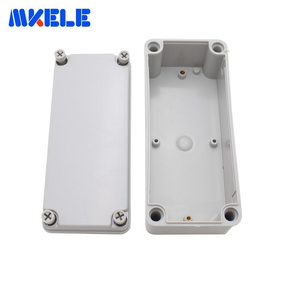 Ip65 vanntette koblingsbokser elektroniske prosjekter bokser abs materiale utendørs elektrisk boks 80*180*70mm lav pris