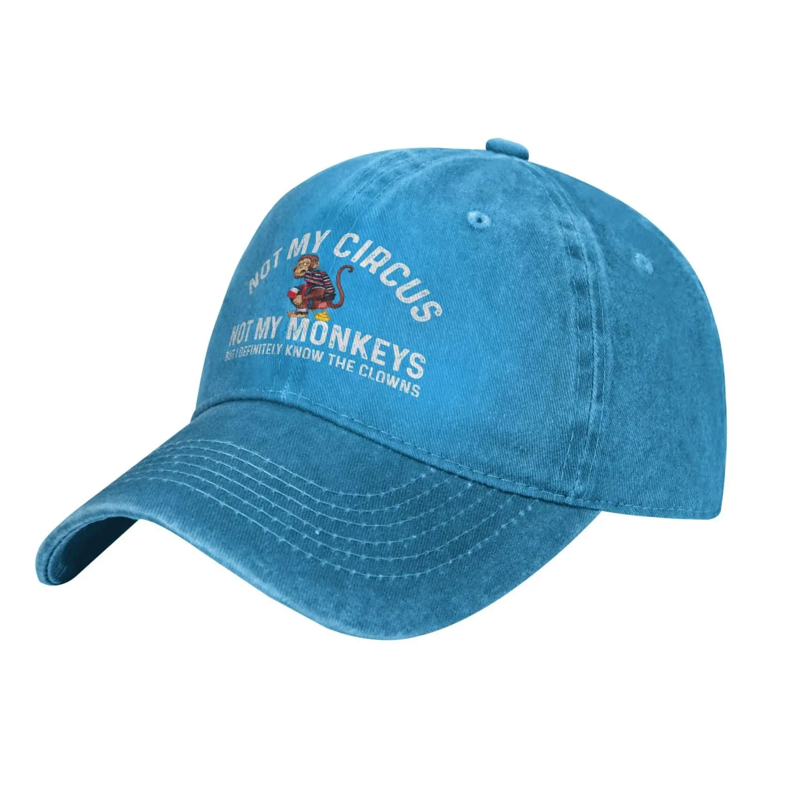 Chapeau drôle, pas mon cirque, pas mes singes mais je connaître définitivement les Clowns, casquette pour femmes, casquettes de papa, chapeaux Vintage