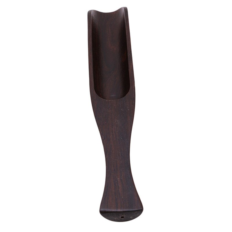 Retro Chinese Wooden Tea Spoon Ebony Redwood Handmade Solid Wood Tea Spoon Tea Shovel Kung Fu Tea Set Accessories