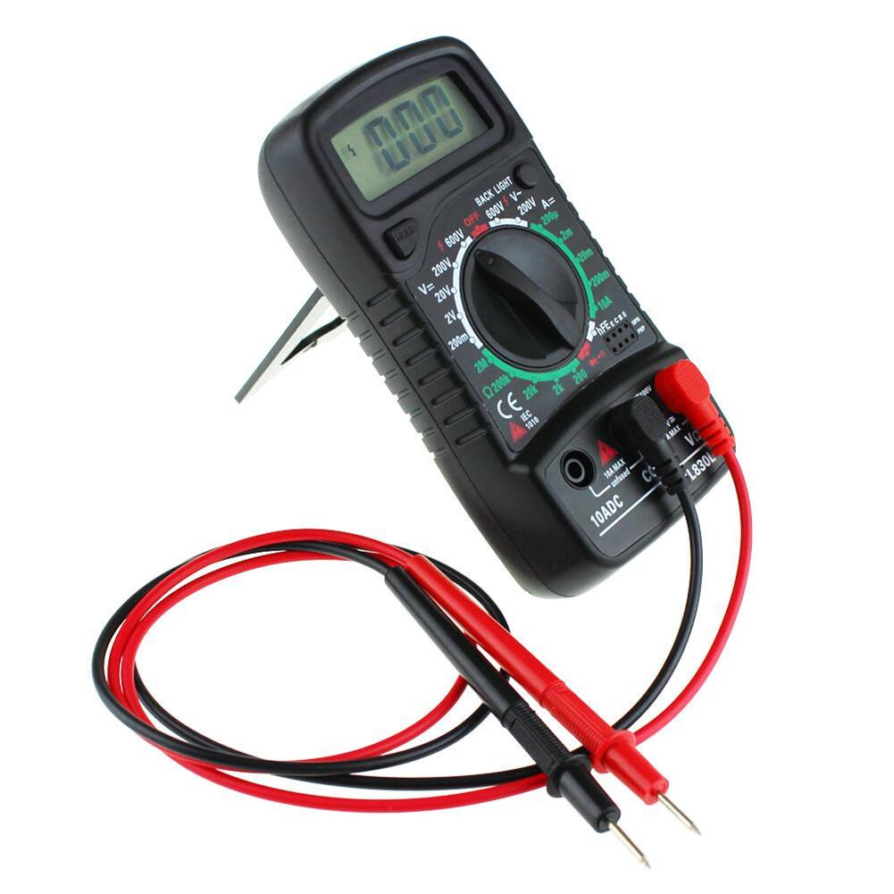 LCD Digital Multimeter With Temperature Measurement AC/DC Voltmeter Ammeter Ohmmeter Tester Current Resistance Multi Tester