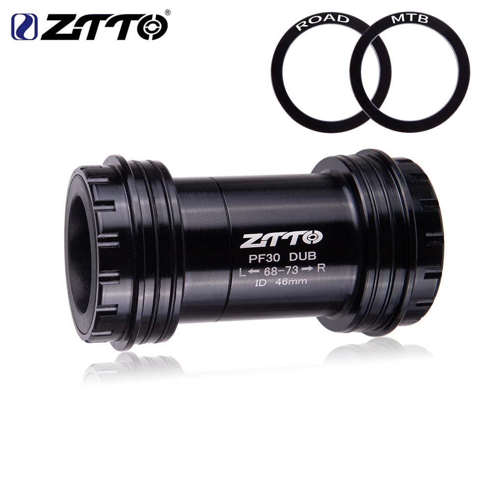 ZTTO MTB strada bicicletta PF30 doppiare staffe inferiori filetto blocco centrale premere in forma staffe inferiori 46mm telaio 28.99mm doppiare xx1 guarnitura