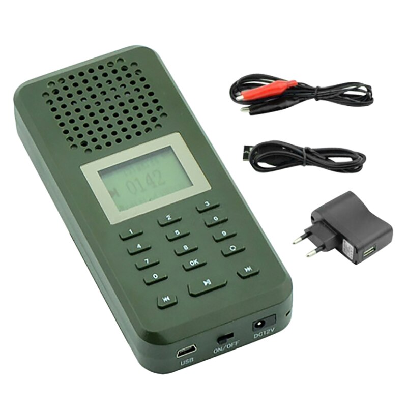 20W 126Db Vogel Caller Decoy Mp3 Speler Luidspreker Eu Plug