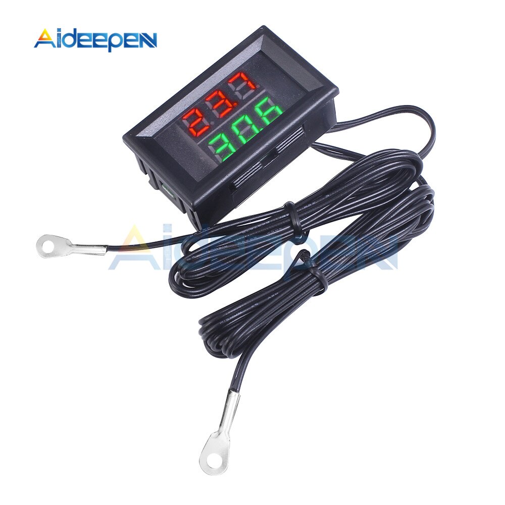 0.28'' DC 4-28V Dual Display Digital Thermometer w... – Grandado