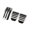 Ruostumaton teräs polttoaine jarru jalkatuki polkimen kansi auton polkimet mt at nissan x-trail xtrail  t31 rogue qashqai  j10 teana altima: Mt ilman lepoa