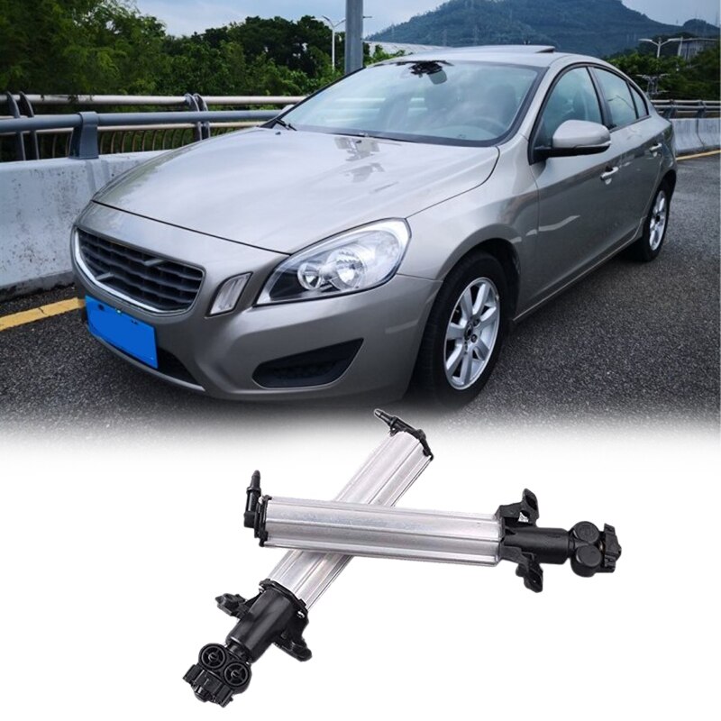 Auto Links Rechts Paar Koplamp Ruitenwisser Sproeierkop Jet Cilinder Voor Volvo S60 30784344 30784345