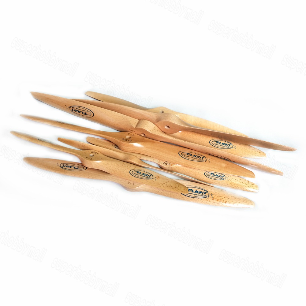 Flight Model CW Wooden Propeller For Gasoline RC Airplane 16x6 16x8 16x10 18x8 18x10 19x8 19x10 20x8 20x10 21x10 22x8