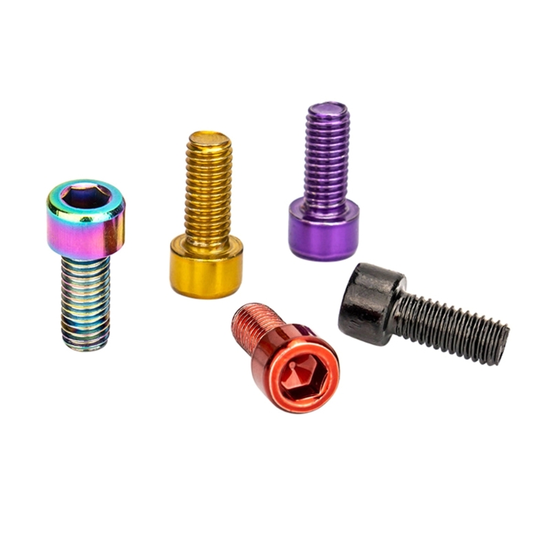 4x Pyörän Juomapullotelineen Ruuvit 5x12mm Ruostumaton Teräs Maastopyörään