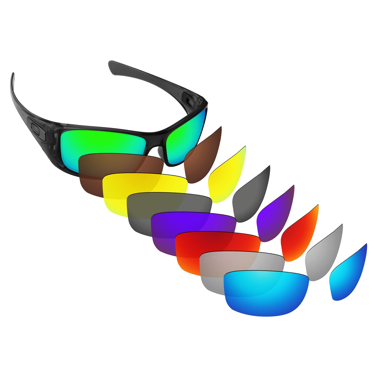 ToughAsNails Polarized Replacement Lenses for Oakley Hijinx Frame - Varieties