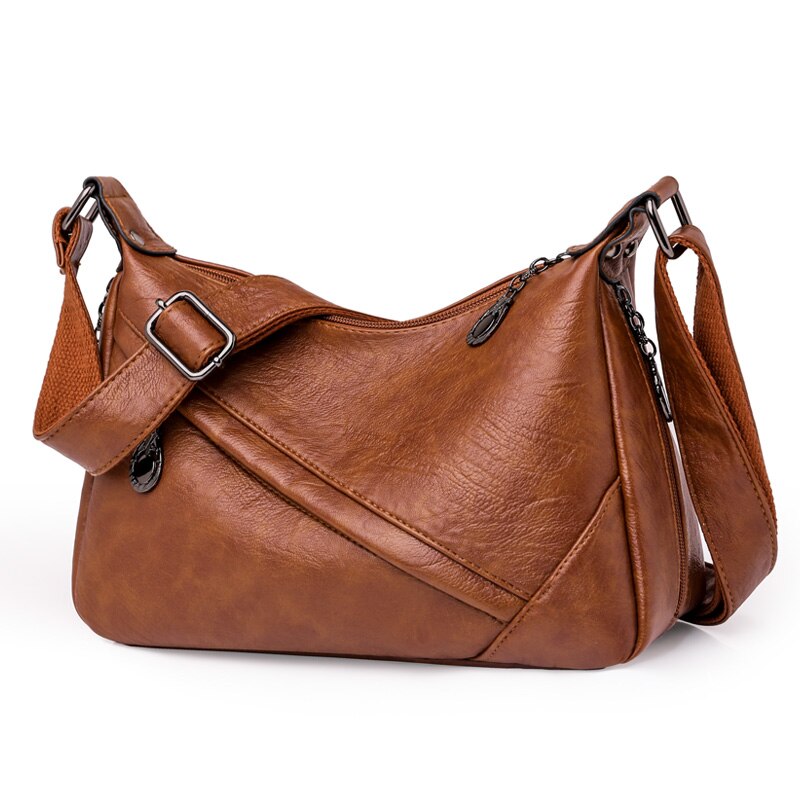 Bolsos de hombro tipo bandolera para mujer, de cuero de , de ,: Caramel Colour