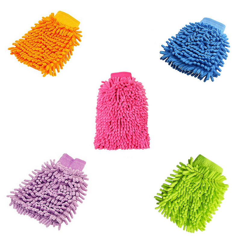 Dust wiper microfiber chenille car wash glove car wipe glove clean glove dust cover Car Ultrafine Fiber Cleaning Glove Car