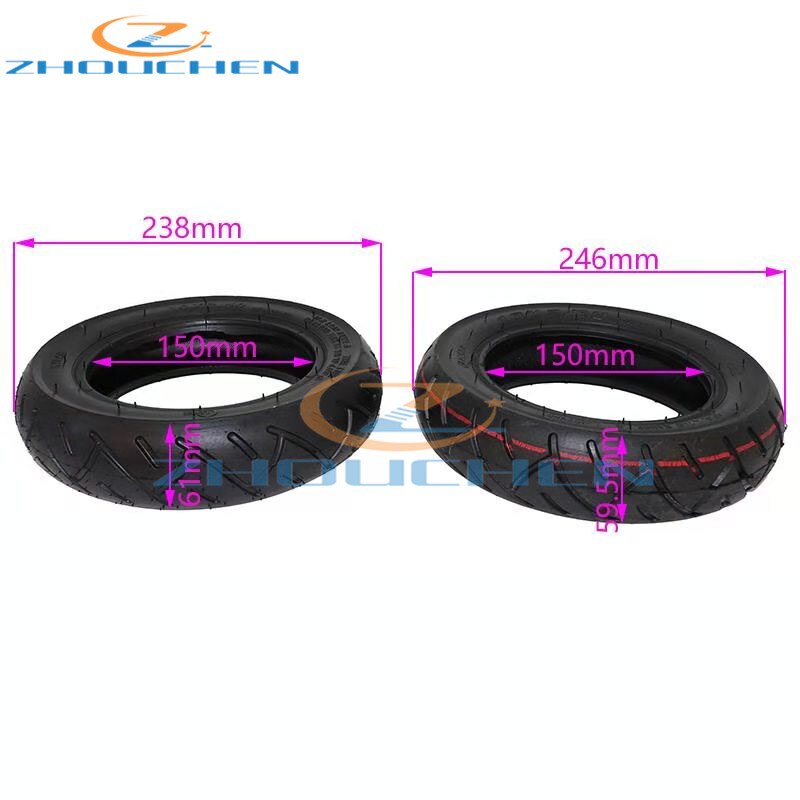 10X2.50 tyre 10x2.5 tire Inner tube with bent valve 90 Degree valve for Baby Stroller Pram Scooter 10 Inch