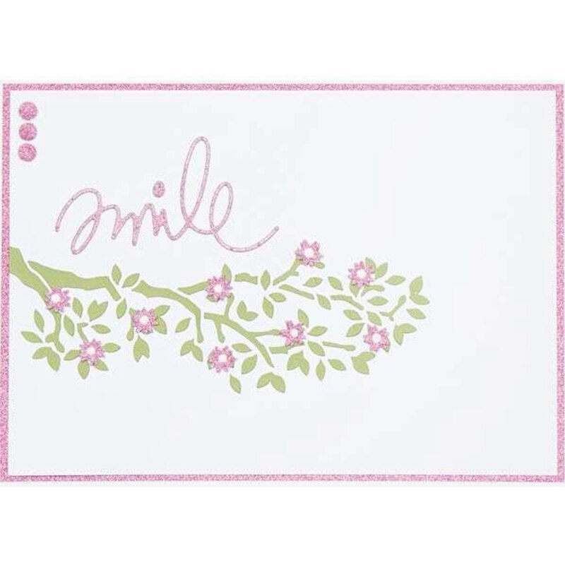 Forest Landscape Stencil for DIY Scrapbooking Decorative Embossing Paper Cards Crafts Plastic Templates Drawing Sheets 6x6inches