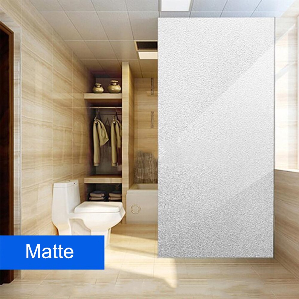 Privacy Frosted Film 1Pc Vinyl Static Cling Frosted Glas Leven Levert Herbruikbare Home Decoratie Uv Venster Sticker