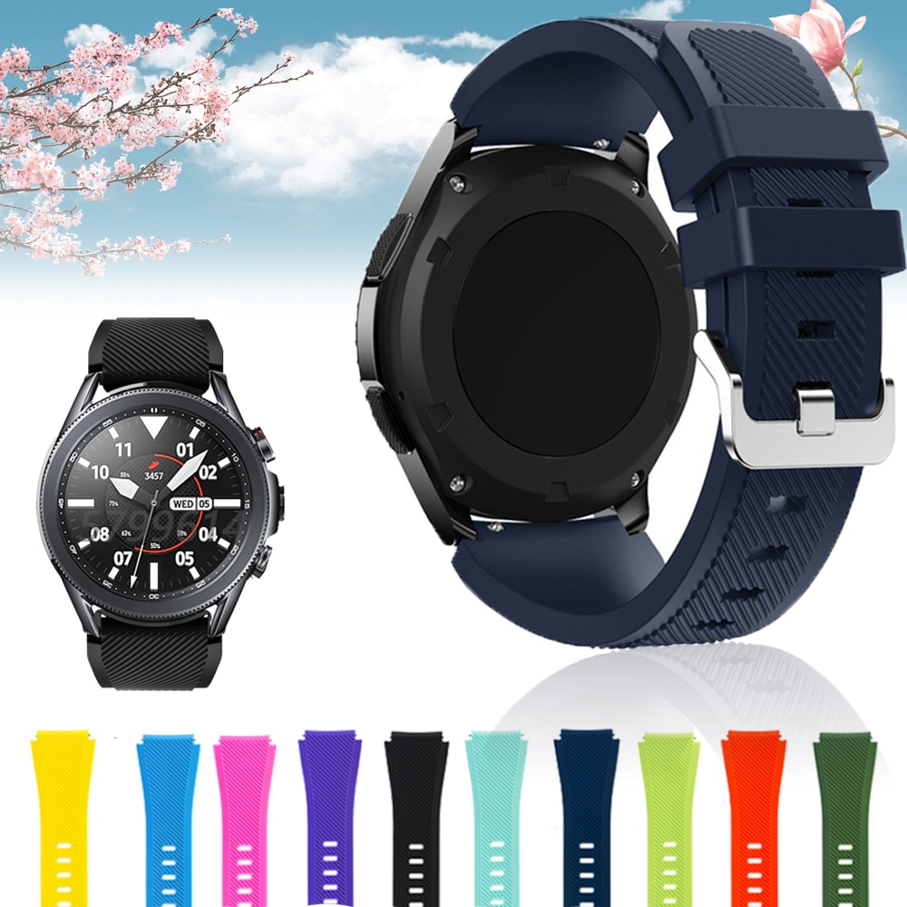 Neue Austauschbare uhr strap für Samsung Galaxy Uhr 3 45mm Sport Silikon band für Galaxy uhr 3 Armband armband