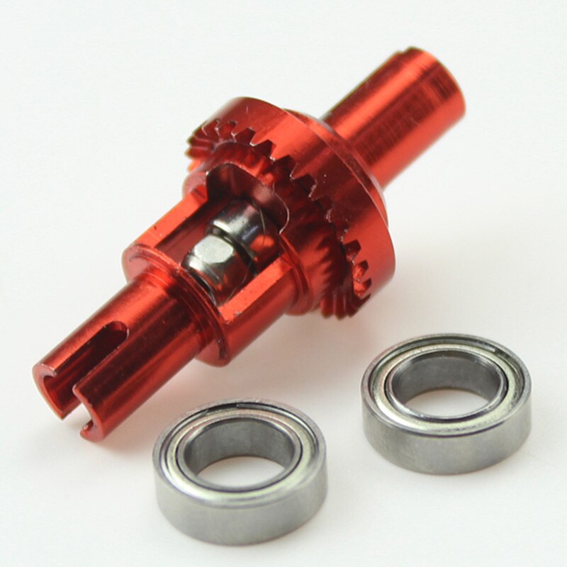 Voor Wltoys K929 K939 K969 K979 K989 K999 1/28 Schaal Rc Auto Onderdelen K989-26 Metal Upgrade Verstelbare Bal Differentieel doos: red 1pcs