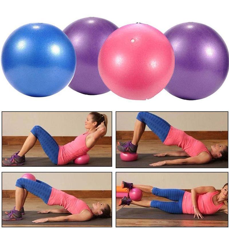 25cm Yoga Ball fitball Exercise Gymnastic Fitness Pilates Indoor Training Fitness Balance Core Yoga Ball Yoga Ball Balls G4P9