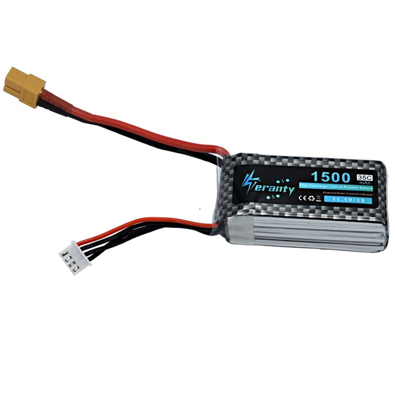 High Power 3S 11.1v 1500mAh 35C LiPo Battery T/XT60/JST/EC3 Plug 11.1 v Rechargeable Lipo Battery For RC Car Airplane Helicopter