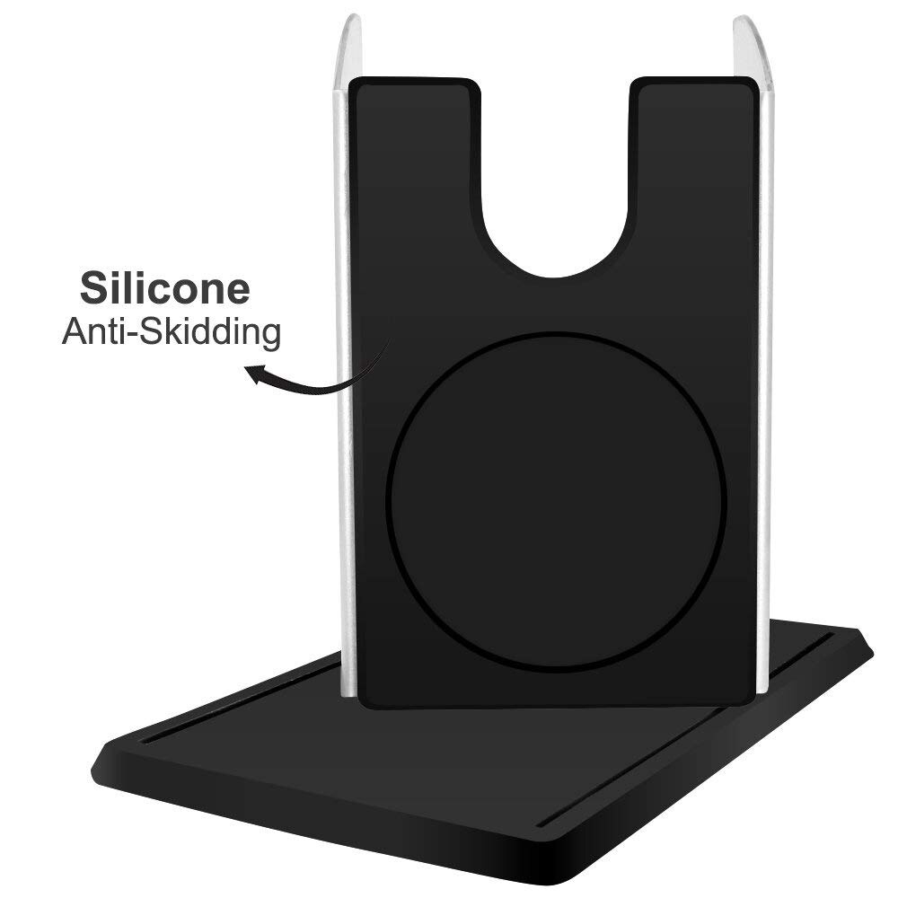 MICCK Rvs Siliconen Tamper Mat Espresso Koffie Tamper Stand Aanstampen Houder Rack Barista Tool Koffie Accessoires