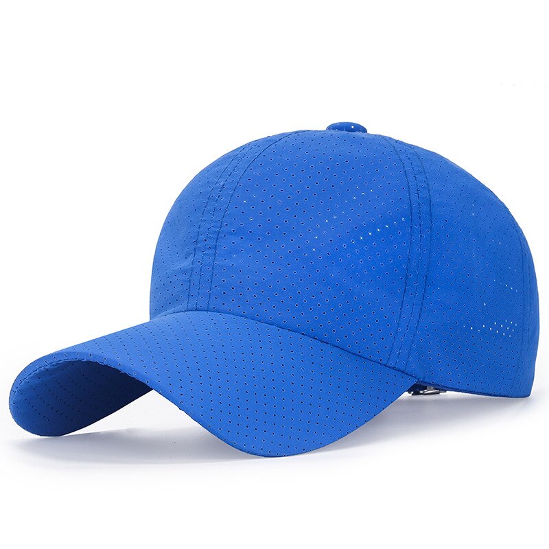 Cokk sommer baseball kasket hurtigtørrende sommerhatte til kvinder mænd unisex solskærm udendørs sport kasket åndbar snapback solhat