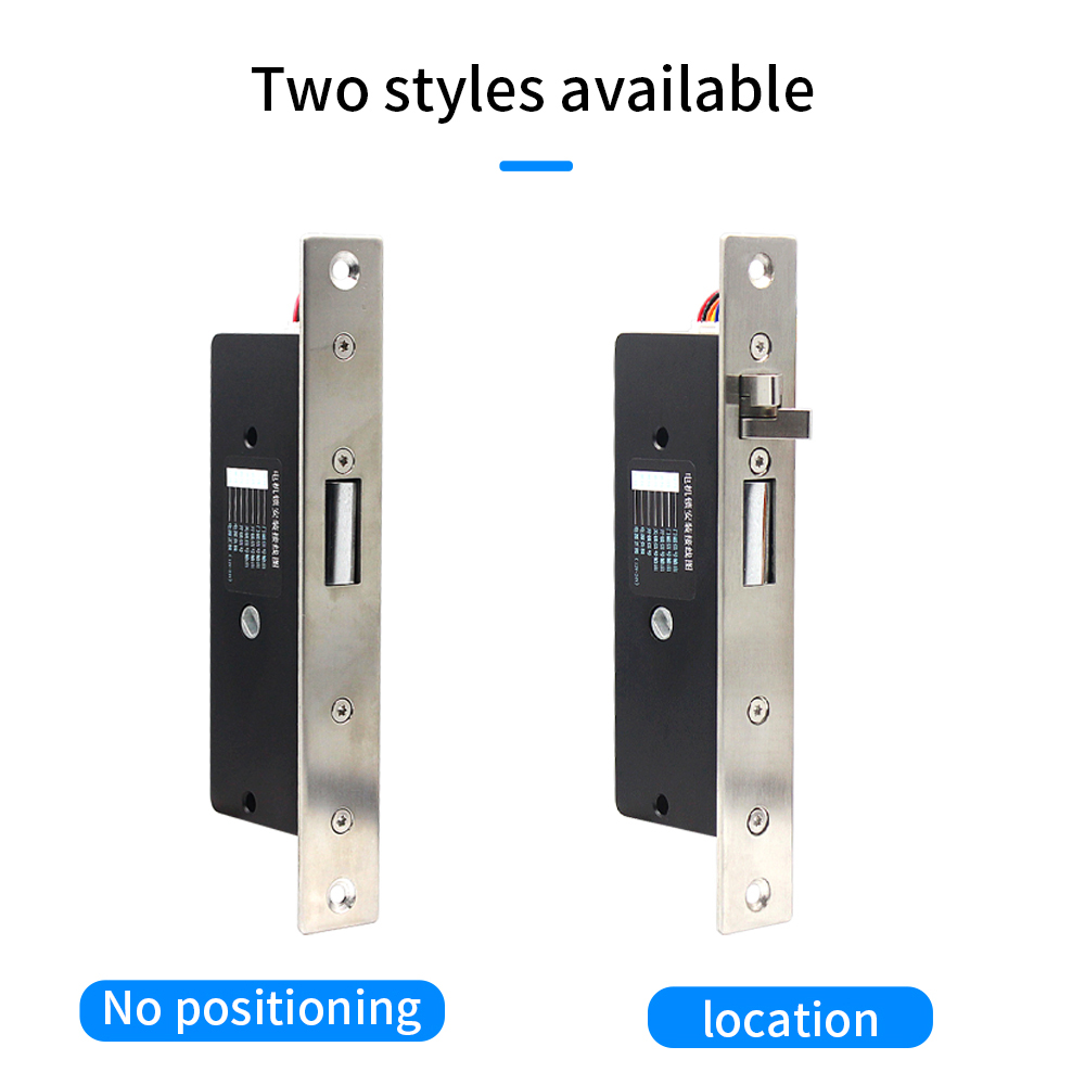 Electric Bolt Lock Fail Secure Silent Electromagnetic Door Access Control System Motor Mortise Lock Normally Open Door Contact