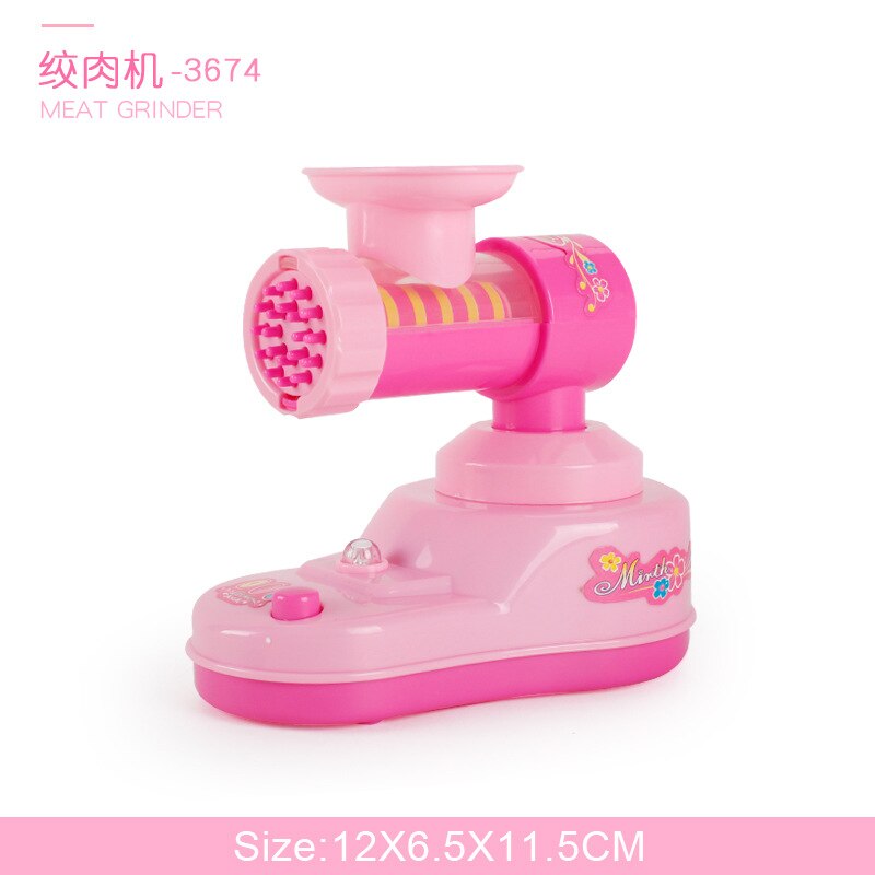 Mädchen Spielen Haus Spielzeug Kühlschrank Kühlschrank kühlbox gefrierschrank Mixer Ofen Juise Maschine Mini zubehör Spielzeug für puppe traum haus: 1