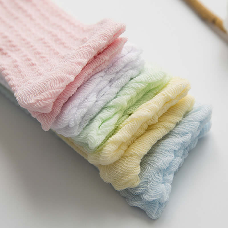 Summer Thin Over-the-knee Socks Anti-mosquito Socks Breathable Kneecap Babies' Children Cotton Socks General Socks Unisex Solid