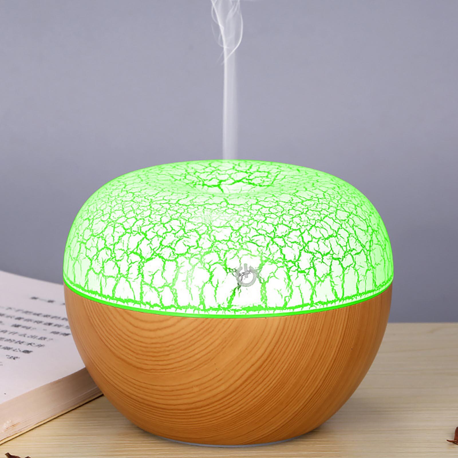 1pc Wood Grain Air Humidifier Mute Aroma Diffuser Bedroom Aroma Diffuser Office Aromadiffusor Mini Oil Diffuser Mist Maker