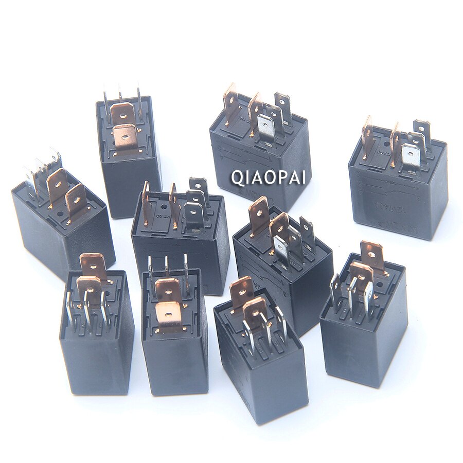 Universal Automotive Violet Relay 12V/24V 40A Car Relay 4 pin/5 Pin Fog Lamp/Oil Pump air Conditioning Relay For VW Santana 3000