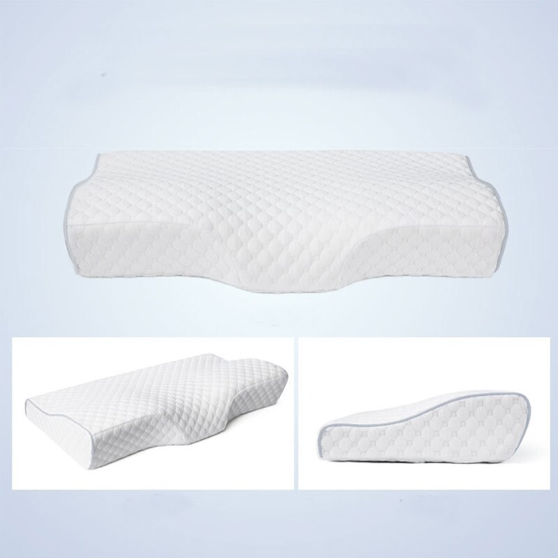 Almohada de espuma de memoria ortopédica contorneada para el dolor de cuello, almohadas cervicales para relajarse, almohada para el cuidado de la salud Cervical de mayor