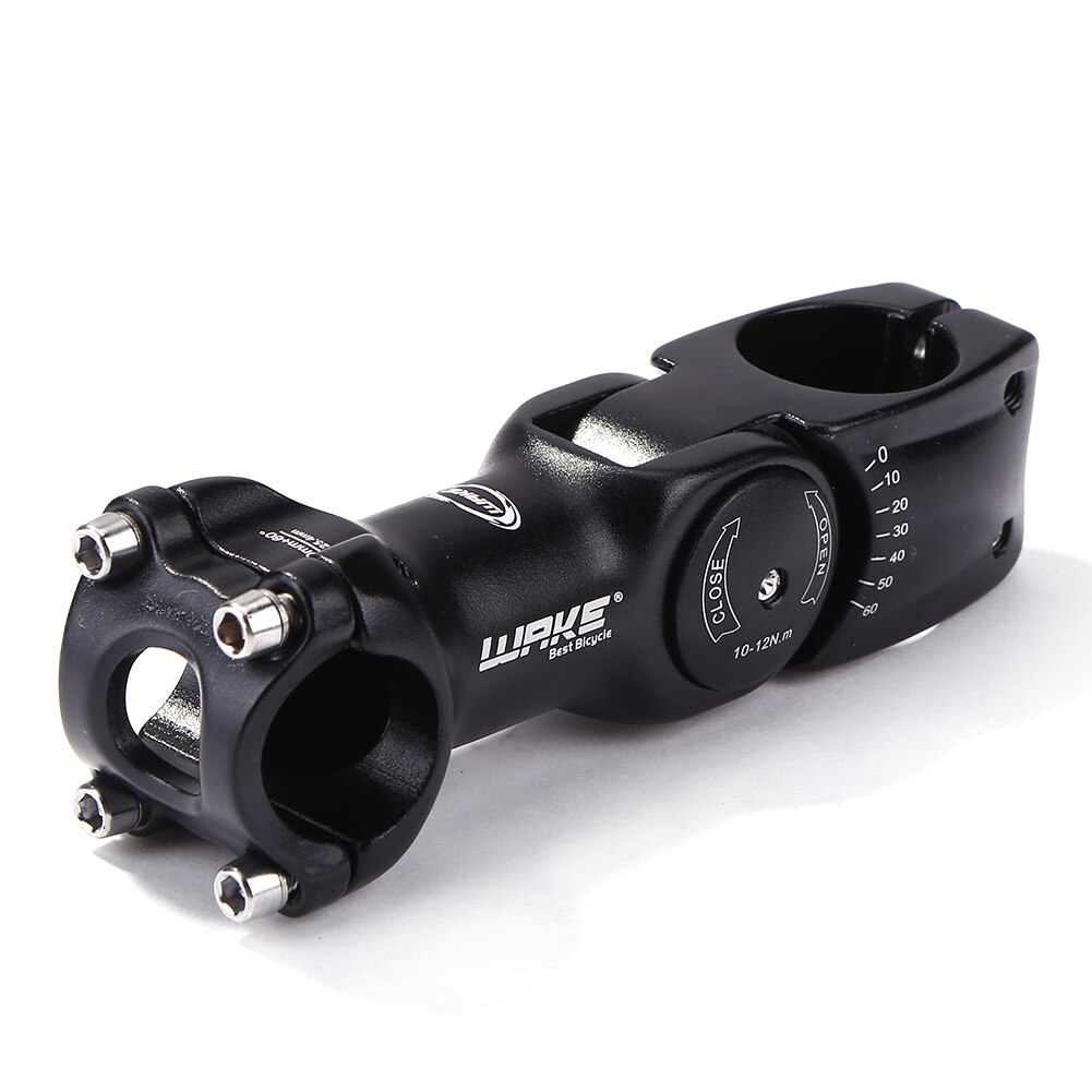 Wake 25.4/31.8mm Bike Handlebar Stem Riser Adjustable MTB Front Fork Adapter Sandblasting Wear-resisting Anti-Seismic Parts
