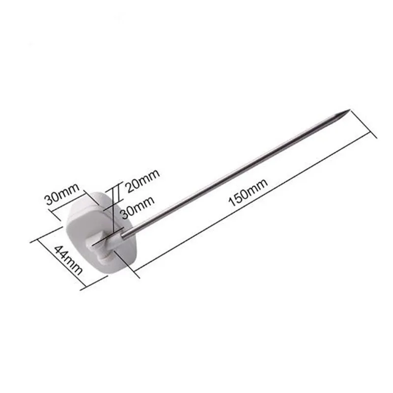 Therye.com-288 -50 ℃ ~ 300 ℃ pour aliments, sonde en acier inoxydable, gril liquide à affichage numérique électronique