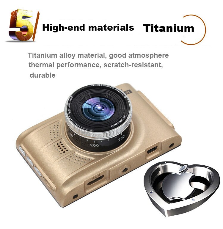 BESTE DVR Kamera 3 "TFT WDR Clever Auto Kamera Video Recorder 170-grad-Auto Objektiv voll HD 1080 P mit IR Nachtsicht H.264 G-Sensor