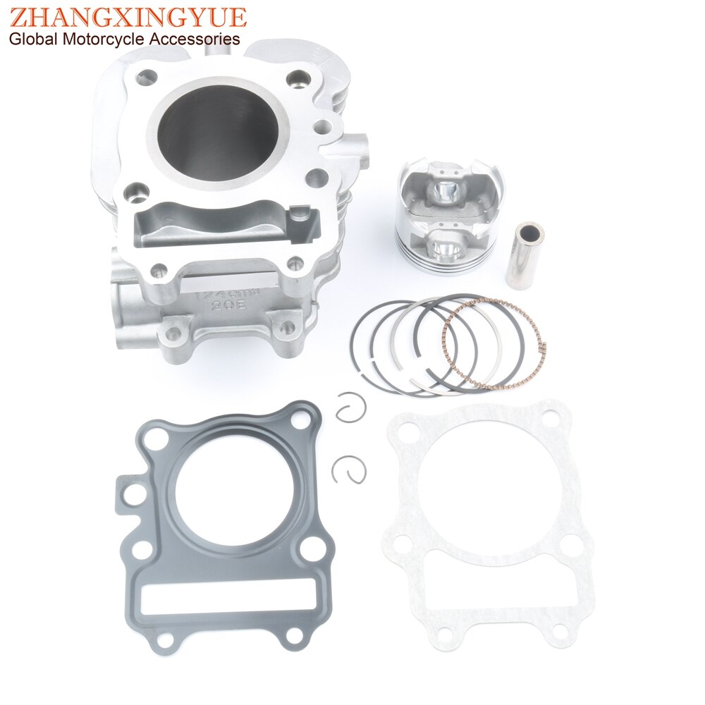 Scooter 52mm cylinder kit for Suzuki AN 125 AN125 VECSTAR HS125T 125cc EURO II Engine parts 20E