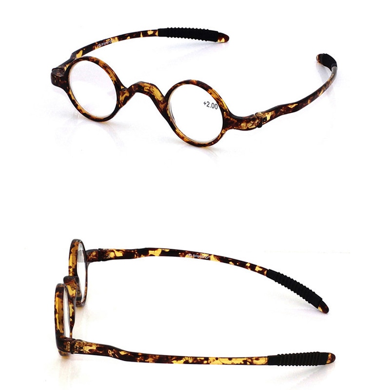 Ienjoy TR90 Retro Leesbril Mode Ronde Bril Mannen Vrouwen Leesbril Verziend Brillen Lezer Bril