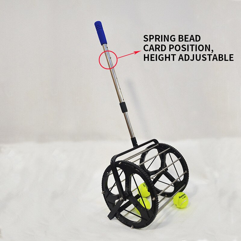 Tennis Ball Picker Tennis Recycler Pick Up Baskets Tennis Court Cleaning Aids L-8 Tennis Storage Tool 55 Tennis Balls