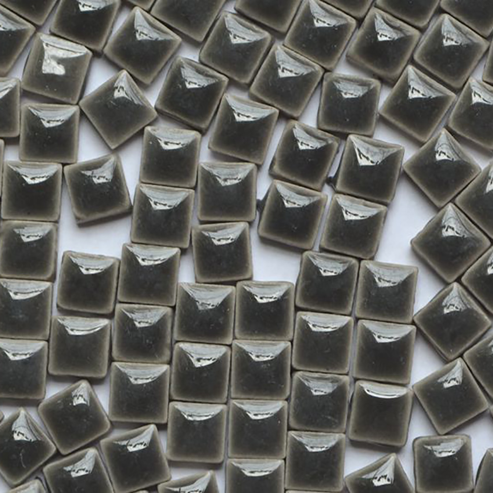 Azulejos de mosaico de vidrio Multicolor, azulejos cuadrados de cerámica, DIY, manualidades de pared, 100 Uds.: 27