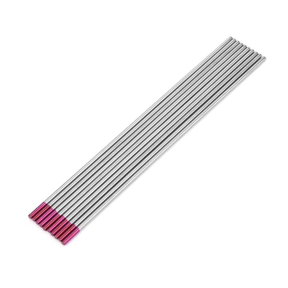 Électrodes de tungstène composites de soudage Tig de 2.4*175mm (violet WES) 10 paquets